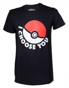 T-shirt de Pokeball preta