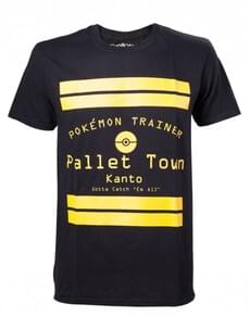 T-shirt de Treinador Pokemon preta
