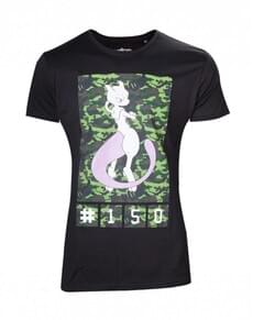 T-shirt Mewtwo preta