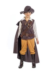 Costume da avventuriero medievale deluxe per bambino