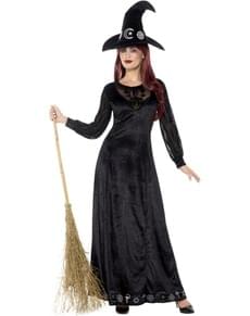 Disfraz de bruja de la penumbra para mujer
