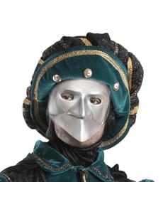 Чорна венеціанська маска для дорослих