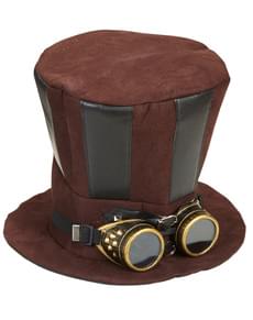 Steampunk šešir s naočalama za odrasle