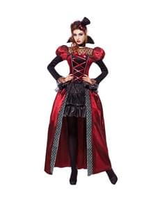 Elegantes viktorianisches Vampirin Kostüm für Damen
