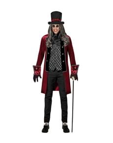 Men's elegant Victorian vampire costume