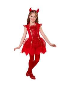 Costum de diavoliță cochetă pentru fată
