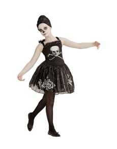 Costume da ballerina scheletrica per bambina