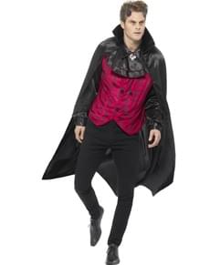 Gothic elegant vampire costume for men