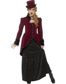 Disfraz de vampiresa victoriana deluxe para mujer