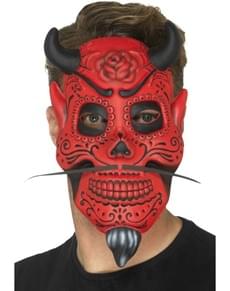 Catrina demon mask for adults