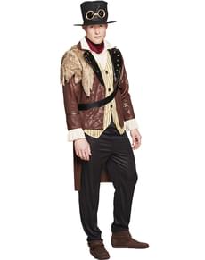 Steampunk kaptain kostuum voor mannen