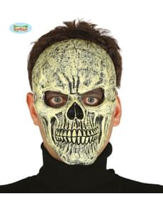 Maske Skelett aus Schaumstoff für Erwachsene