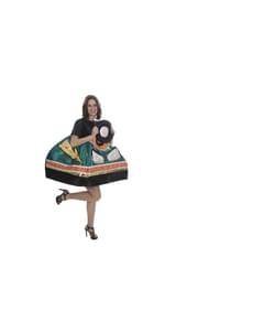 Fato de carro de choque verde para adulto