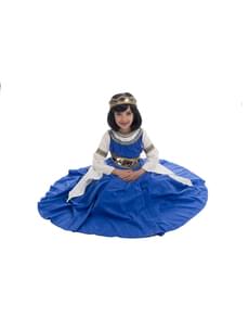 Mittelalter Königin blau für Mädchen