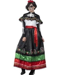 Fräulein Catrina vom Tag der Toten Kostüm für Damen