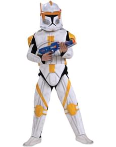 Déguisement de Commandant Cody Clone Trooper haut de gamme pour garçon