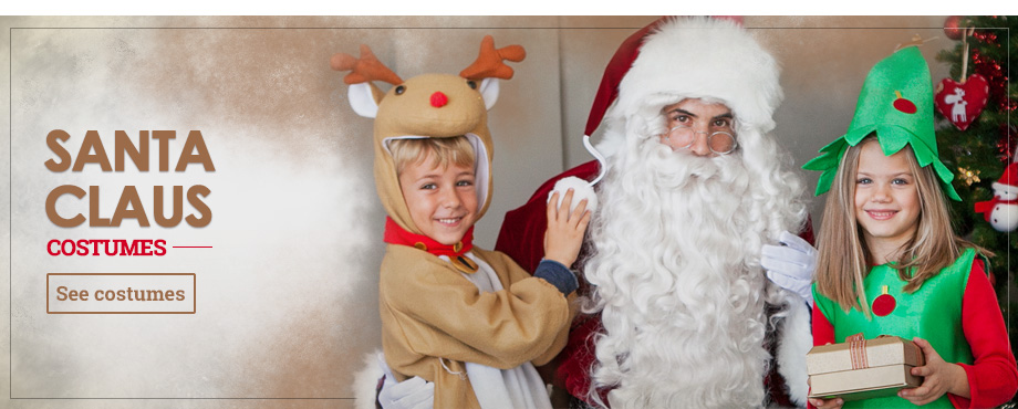 Christmas Costumes | Santa Claus Costumes | Christmas Fancy Dress
