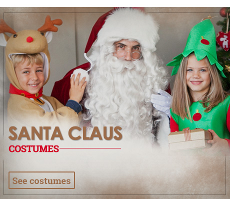Christmas Costumes | Santa Claus Costumes | Christmas Fancy Dress
