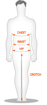 Suuruse juhend: Hombre