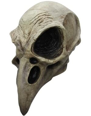 Masque de Squelette corbeau