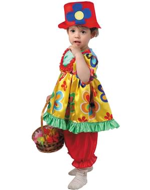 Dräkt liten clown till baby flicka
