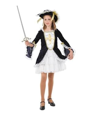 Kostum Musketeer untuk seorang gadis