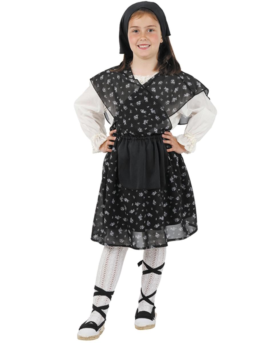 Déguisement de vendeuse de châtaignes fille