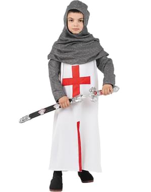 Erkekler Ortaçağ Haçlı kostümü