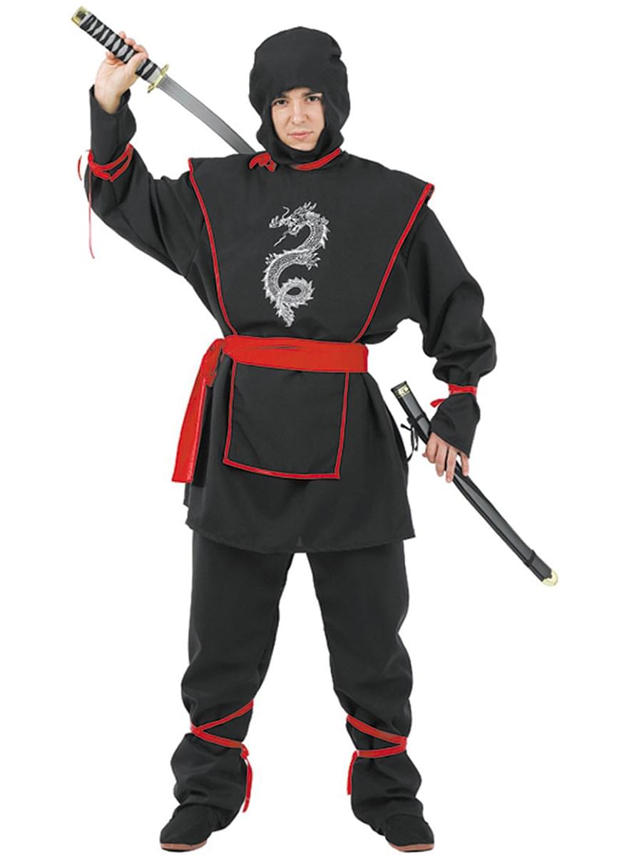 Red Ninja Costume. Express delivery Funidelia
