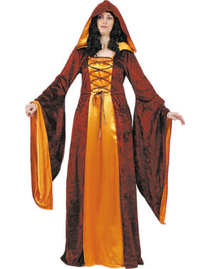 Disfraz de dama de la corte medieval