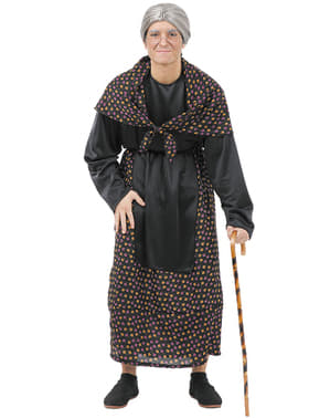 Yaşlı kadın kostümü