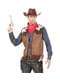 Colete de cowboy do oeste para homem