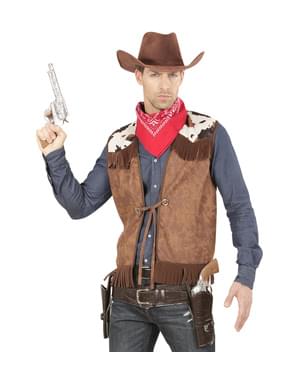 Gilet da cow boy dell ovest per uomo