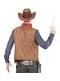 Gilet cowboy de l’Ouest homme
