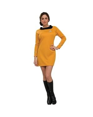 Klassisches goldenes Damenkostüm aus Star Trek