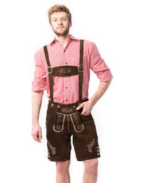 Miesten Ralf Lederhosen-housut