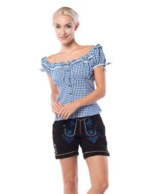 Lederhosen hitam wanita