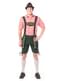 Green Bavarian lederhosen costume