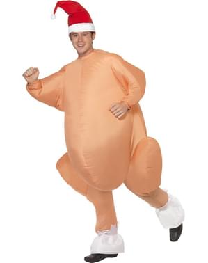 Inflatable Christmas Turkey Adult Costume