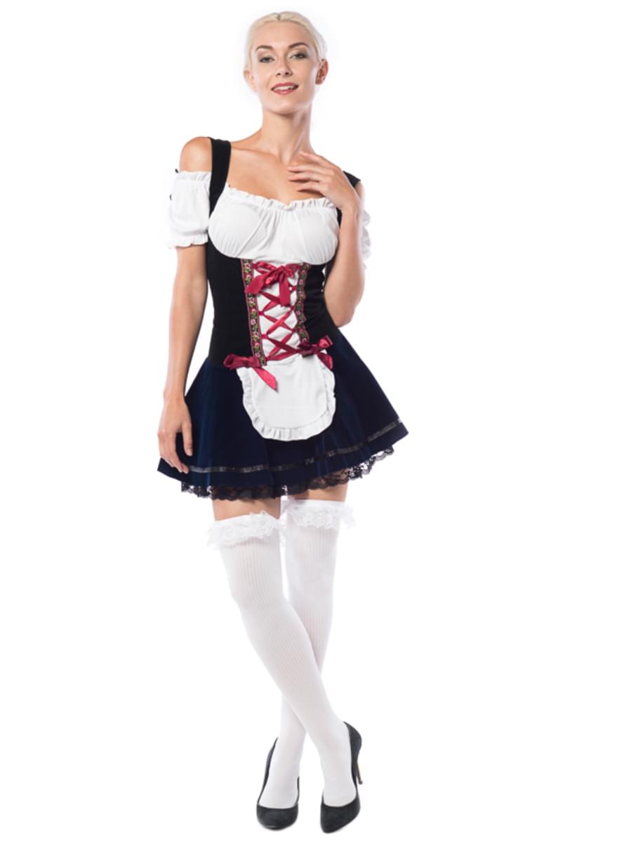Vestito da tirolese vanitosa per donna