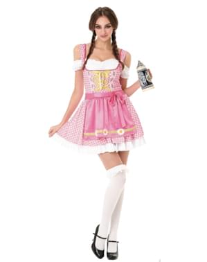 Womens pink polkadot kostum Bavaria