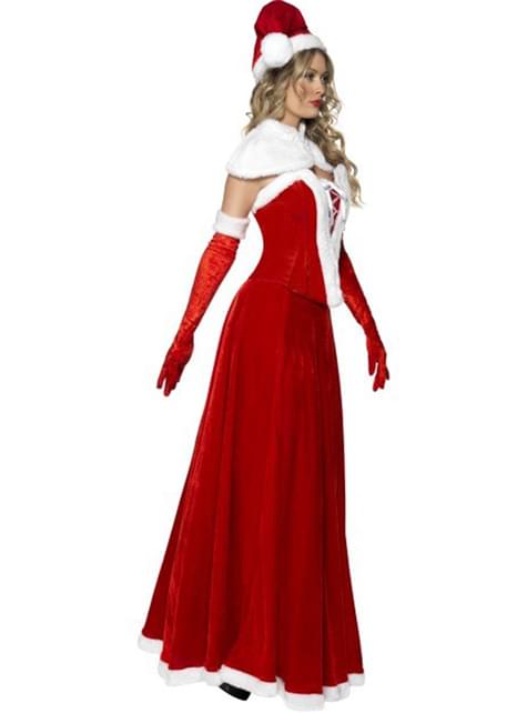 Mrs Claus Luxury Adult Costume The Coolest Funidelia