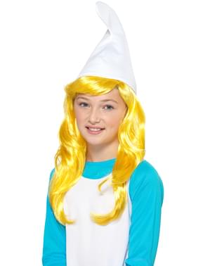 Smurfin pruik voor kinderen