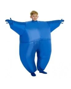 Déguisement gonflable megamorph bleu enfant
