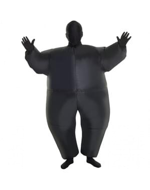 Costume gonfiabile megamorph nero per bambini