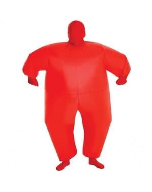 Red inflatable megamorph costume for kids