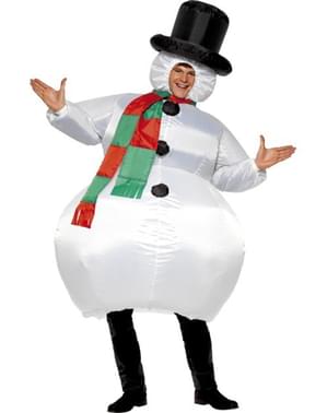Inflatable Snowman Adult Costume