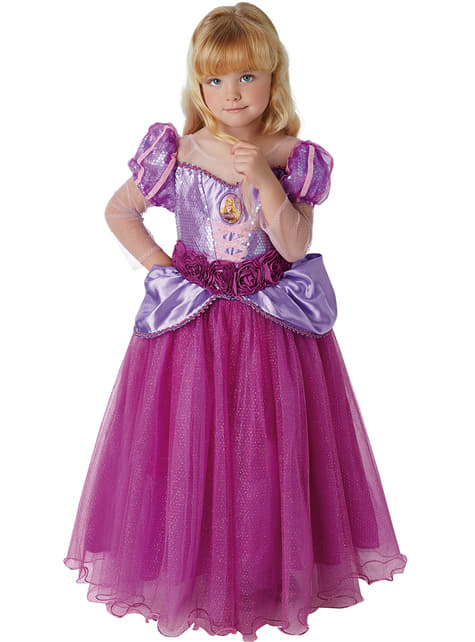 Premium Rapunzel costume for girls. Express delivery | Funidelia