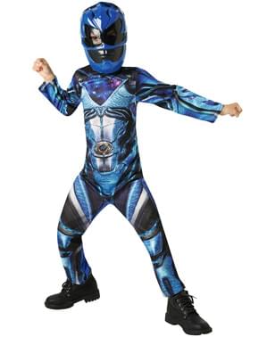 Power Rangers Filmen Blåt kostume til drenge