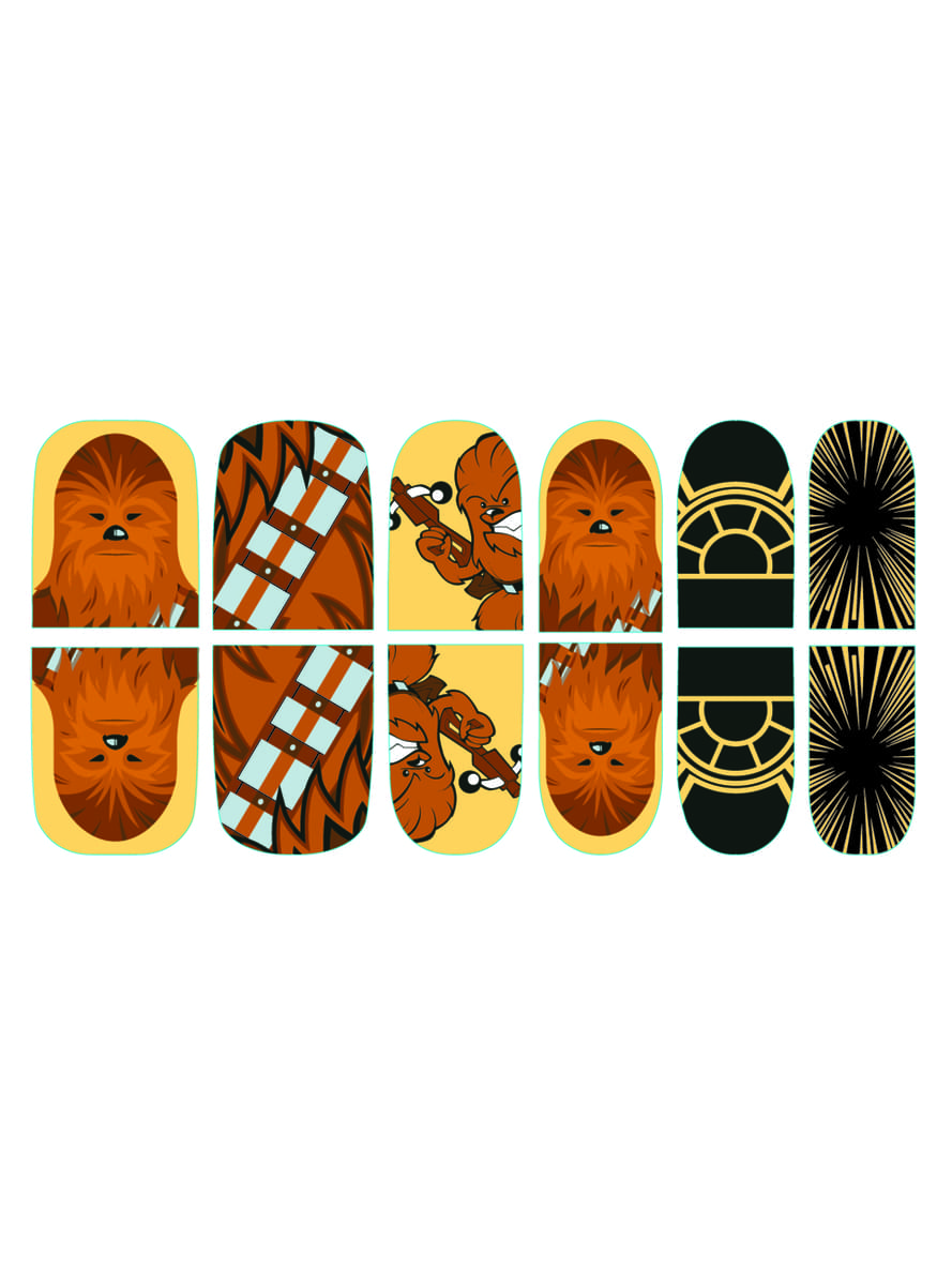Наклейки для нігтів Chewbacca